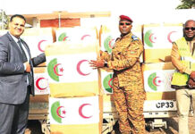 Coopération Burkina-Algérie : une aide humanitaire de 106 tonnes pour soutenir les efforts du gouvernement