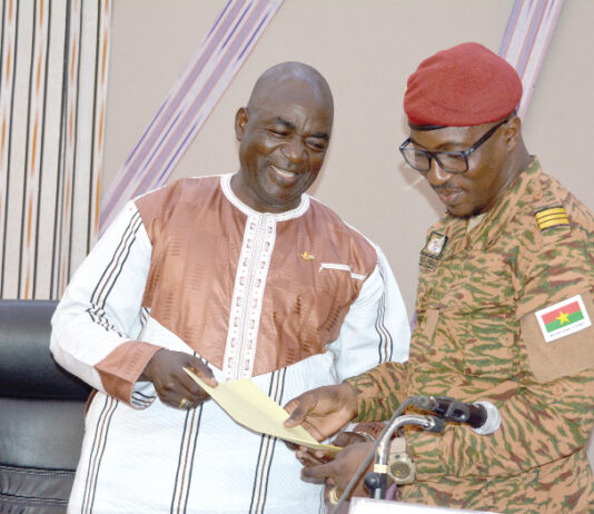 Présidence de la Commission nationale de l’AES : Bassolma Bazié installé