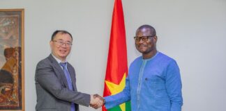 Coopération bilatérale : le Ministre Pingdwendé Gilbert OUEDRAOGO reçoit l’Ambassadeur de la République populaire de Chine