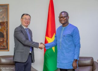 Coopération bilatérale : le Ministre Pingdwendé Gilbert OUEDRAOGO reçoit l’Ambassadeur de la République populaire de Chine