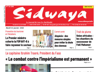 Sidwaya du 14-01-2025