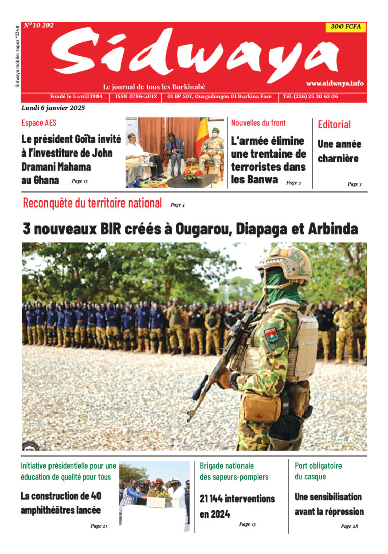 Une du 06-01-2025