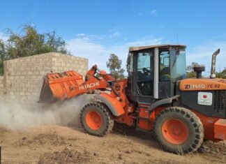 Burkina : Début de la démolition des installations anarchiques sur la voie de contournement