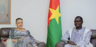 Carnet d’audience: Le Ministre en charge de la Communication a reçu l’Ambassadrice de Cuba au Burkina Faso