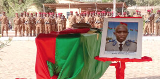 Forces armées nationales: dernier hommage au colonel Nestor Ouédraogo