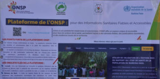 Observatoire national de la santé de la population : Tapez https://onsp.minsante.bf pour toutes informations sanitaires