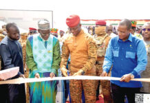 Transformation du blé : le Président du Faso inaugure la minoterie Moulin Double Star