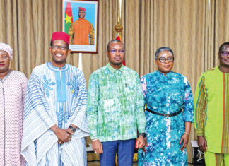 FESPACO : les ministres de la Culture du Togo, du Mali et du Sénégal reçus à la Primature