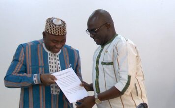 Commission nationale de la Confédération des États du Sahel : le Vice-président chargé du suivi des questions de diplomatie installé dans ses fonctions
