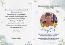 Necrologie : décès du Dr Catherine Kouvahey/Kéré