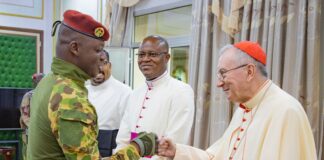 Reconquête du territoire national : le Président du Faso reçoit les bénédictions du Saint-Siège