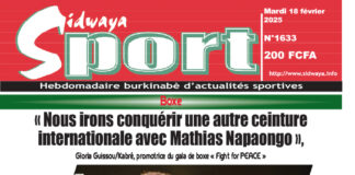 Une Sidwaya Sport du 18-02-2025