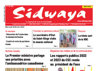 Une Sidwaya du 19-02-2025
