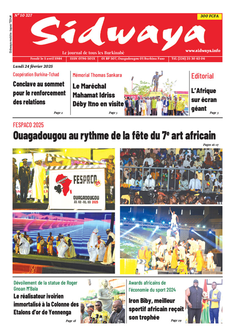 Une du 24-02-2025