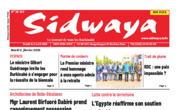 Une Sidwaya du 04-02-2024