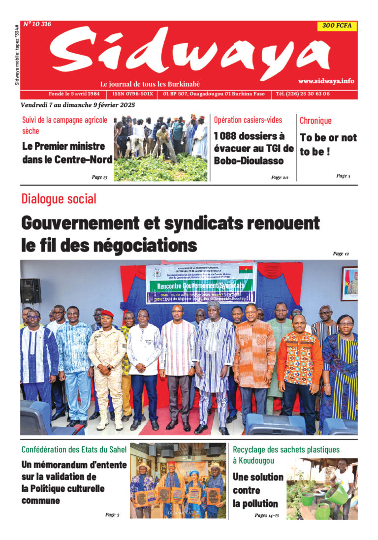 Une du 07-02-2025