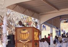 Jubilé des 125 ans de Eglise Catholique au Burkina : le secrétaire d’État du Vatican, le Cardinal Pietro Parolin et des fidèles catholiques ont célébré l’eucharistie à Yagma