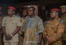 Hôpital militaire du Camp Sangoulé LAMIZANA : Une projection cinématographique pour les FDS et VDP blessés