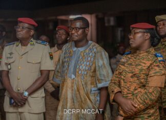 Hôpital militaire du Camp Sangoulé LAMIZANA : Une projection cinématographique pour les FDS et VDP blessés