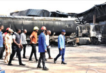 Incendie au dépôt SONABHY de Bingo: « Il n’y aura pas d’impacts sur la disponibilité du carburant », le ministre, Serge Poda