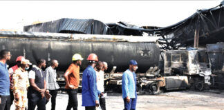 Incendie au dépôt SONABHY de Bingo: « Il n’y aura pas d’impacts sur la disponibilité du carburant », le ministre, Serge Poda