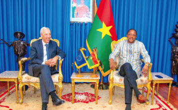 Coopération multilatérale: le nouveau représentant spécial de l’UE pour le Sahel réaffirme l’engagement de l’institution aux côtés du Burkina