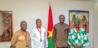 FESPACO 2025: le ministre Gilbert Ouédraogo reçoit le chef de la délégation ivoirienne