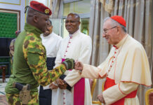 Reconquête du territoire national: le président du Faso reçoit les bénédictions du Saint-Siège