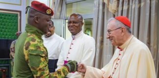 Reconquête du territoire national: le président du Faso reçoit les bénédictions du Saint-Siège