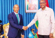 Coopération multilatérale : le Représentant-résidant du PNUD au Burkina Faso dit au revoir au ministre chargé des Affaires étrangères