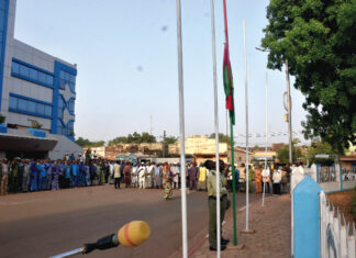 Montée des couleurs nationales dans les Hauts-Bassins : les corps constitués renouvellent leur fibre patriotique