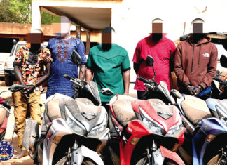 Lutte contre la criminalité urbaine : 5 présumés braqueurs mis aux arrêts