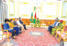 Burkina Faso-Cuba : le ministre des Affaires étrangères de Cuba chez le président du Faso