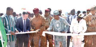 Cimenterie de Laongo : le président du Faso inaugure la CISINOB SA