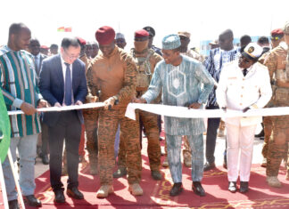 Cimenterie de Laongo : le président du Faso inaugure la CISINOB SA