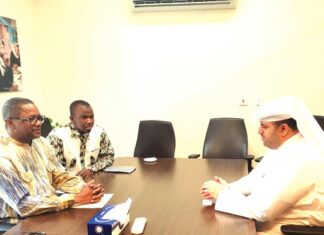 Fonds du Qatar pour le développement : le ministre Karamoko Jean Marie Traoré échange avec le directeur général