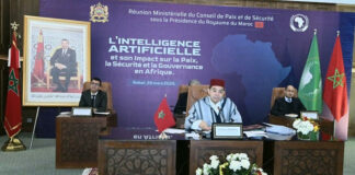Réunion ministérielle du Conseil de Paix et de sécurité : « Environ 40% des groupes terroristes exploitent l’IA », le ministre des Affaires étrangères, de la Coopération africaine et des Marocains résidant à l’étranger, Nasser Bourita.