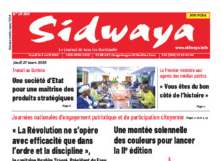 Une Sidwaya du 27-03-2025