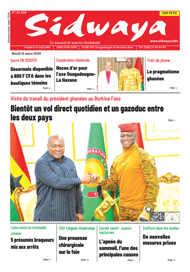 Une du 11-03-2025