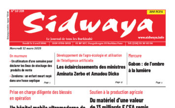Une du 12-03-2025