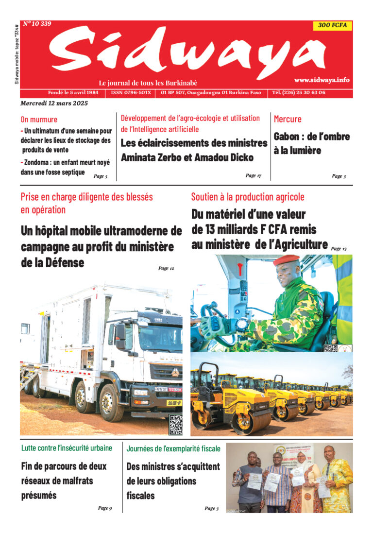 Une du 12-03-2025