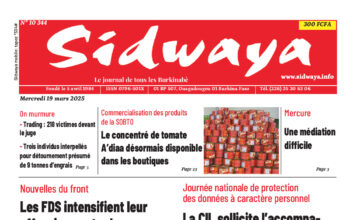 Une du 19-03-2025