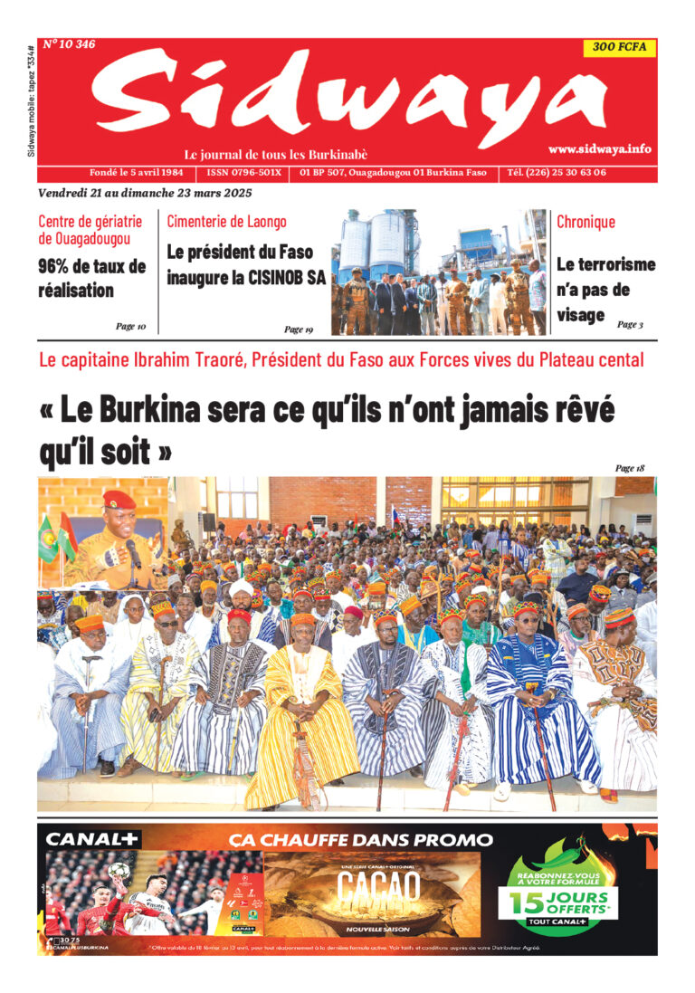Une du 21-03-2025