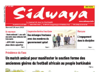 Une Sidwaya du 26-03-2025