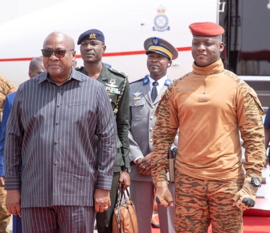 Coopération Burkina Faso-République du Ghana : John Dramani MAHAMA en visite à Ouagadougou