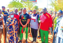 Journées nationales d’engagement patriotique et de participation citoyenne : le monument des Martyrs « Plus jamais ça » assaini