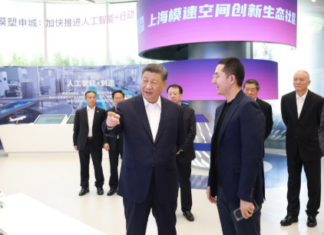 Xi Jinping inspecte le secteur de l’IA à Shanghai et appelle à son développement