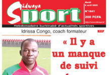 Une Sidwaya Sport du 08-04-2025