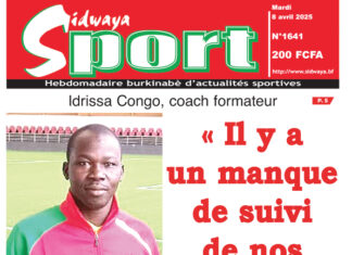 Une Sidwaya Sport du 08-04-2025
