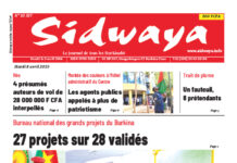 Une Sidwaya du 08-04-2025